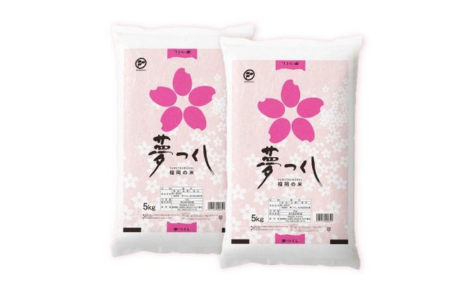 令和7年産　福岡県　夢つくし　10kg（5kg×2袋）《築上町》【カネガエ】[ABFA002]