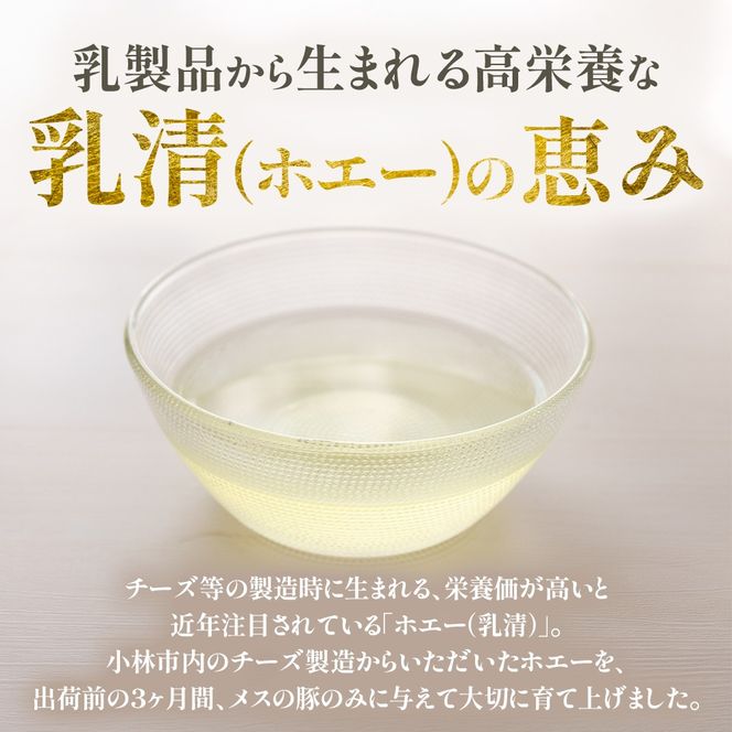 【訳あり】宮崎県産ホエー豚万能 小間切れ 3.75kg（250g×15袋 豚肉 豚 ホエイ豚 こま切れ 豚こま 豚小間切れ 豚しゃぶ 切り落とし 個包装 訳あり 小分
