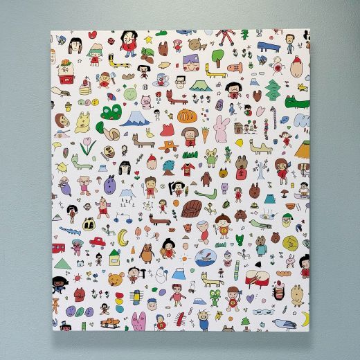 【個性ある作家達の協働 アート】きんたろう キャンバスサイズ大