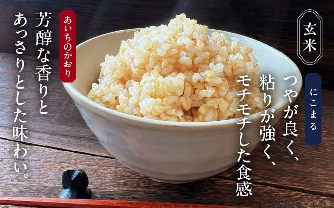 玄米 2種（にこまる・あいちのかおり） 計10kg 特別栽培米／TONORI[AECT007]