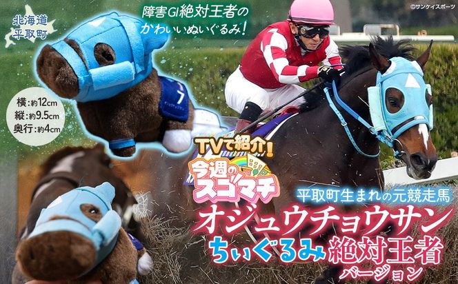 【TVで紹介！】【オジュウチョウサン】ちぃぐるみ　絶対王者バージョン BRTV006