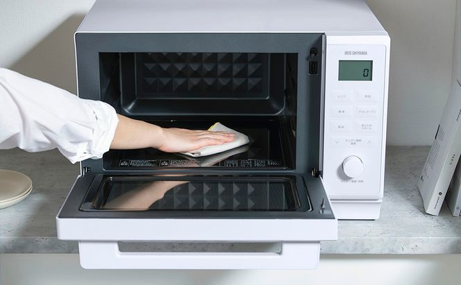 スチームオーブンレンジ 24LMO-F2404-W ホワイト アイリスオーヤマ オーブンレンジ レンジ 電子レンジ スチーム オーブン あたため 時短 同時調理 グリル 発酵 シンプル ヘルツフリー