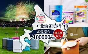 北海道 赤平市 寄附のみの応援受付 100,000円コース（返礼品なし 寄附のみ 100000円）
