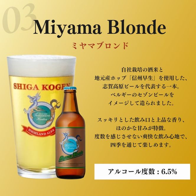 定期便 6ヶ月 志賀高原ビール24本セット ※WEB申込限定 【 クラフトビール 志賀高原ビール 飲み比べセット 玉村本店 ビール 詰め合わせ セット 地ビール 飲み比べ 黒ビール ipa ペールエール 酒 お酒 定期 お楽しみ 6回 】