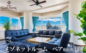 メゾネットルーム 1泊2日 宿泊券 (定員4名) ペア 宿泊利用券 沖縄旅行 ホテル チケット 沖縄市 / ホテルグランアリーナ[BCBQ001]