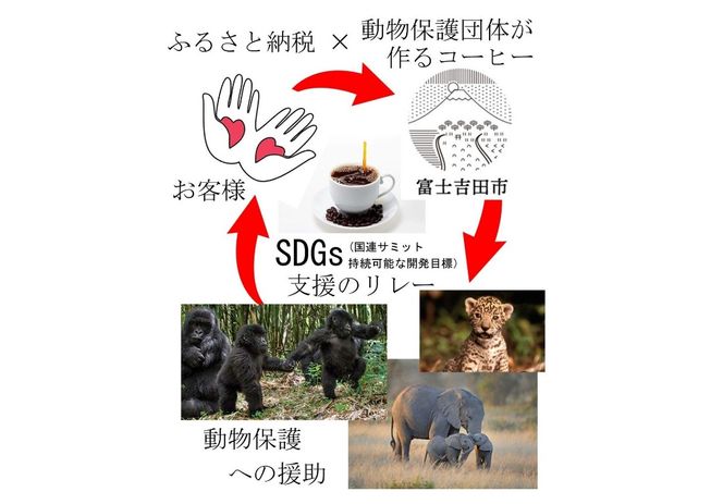 【訳あり】動物保護支援 ブレンドコーヒー 富士山の湧き水で磨いた スペシャルティコーヒー (豆640g / 粉640g / ドリップ32パック) コーヒー 珈琲 ブレンド コーヒー スペシャルティコーヒー 挽き立て 山梨 富士吉田