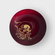 丸小皿 風神 赤溜 ［NF260］ 303446_CU90096