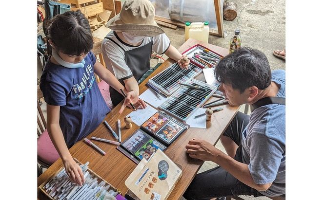 にゃんこけしの絵付け体験 1名様分チケット（オリジナルにゃんこけしを作ろう！） ねこ 猫 ネコ 