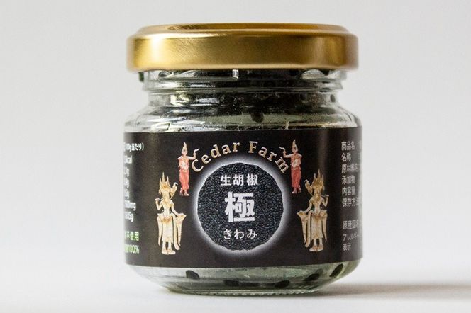 005A747 生胡椒 極(きわみ) 25g×1本【能登の塩 コショウ こしょう カンポットペッパー スパイス カンボジア】