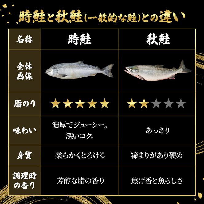 北海道産 時鮭 半身 500g～550g 鮭 さけ シャケ 魚 甘塩 冷凍 半身加工 旬 