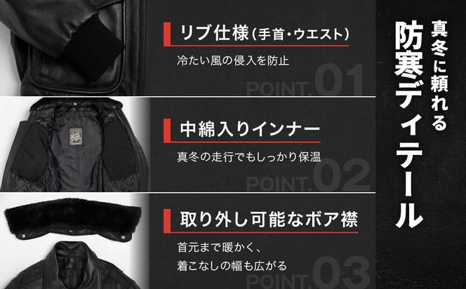 【デグナー】シープレザーフライトジャケット[25WJ-4] Lサイズ｜京都 バイクギア 人気ブランド ジャケット バイク［ ヴィンテージシリーズ 疲れにくい ワッペン 羊革 シープレザー プロテクター 安全性 柔らかい フィット感 ツーリング ライダー バイカー おしゃれ かっこいい 人気 おすすめ 送料無料 ふるさと納税 ］ 261009_A-JR191VC02