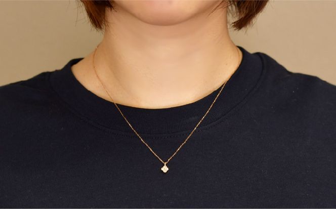 0.11ｃｔ 10金 ネックレス ピンクゴールド 管理番号RTJ-022 246-007-c