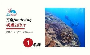 チケット ファンダイビング ｜ 初級2DIVE 1名様 万座近海【恩納村ラグーン】