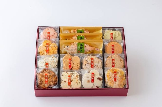 ワンランク上の海鮮煎餅詰合せ「潮の香15袋(13種)」 　海老 えびせん 海老姿焼き 贈り物 ギフト お歳暮 せんべい おつまみ 海鮮 乾物 和菓子 醤油味 お菓子 おやつ 煎餅 小分け 海鮮せんべい えびせん家族 人気 高リピート H011-139