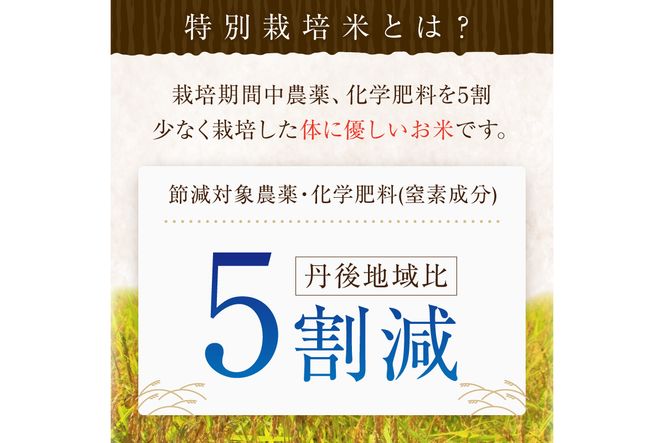令和8年産 丹後こしひかり 特別栽培米 5kg　MU00092