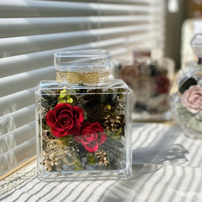 プリザーブドフラワー　ベル　春日部市　シュガーパイン(AJ253)