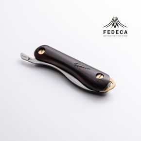 【FEDECA】折畳式料理ナイフ Solo プレーン黒檀 001234