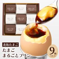 北坂たまごまるごとプリン９個入セット