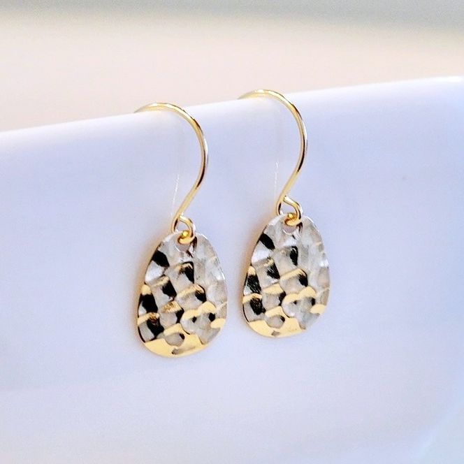 K18 イエローゴールド 地金 テクスチャー フック ピアス 保証書付 NO.464 SWAD041