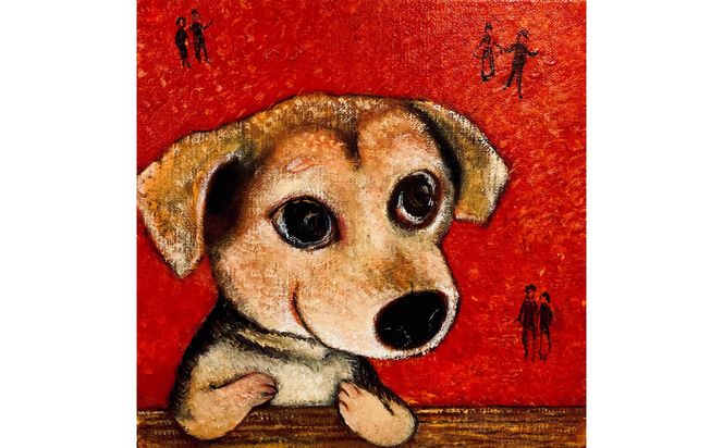 アーティストが描く愛しいペットのポートレート　SSM号 142069_DK010