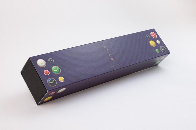 「水玉の陣」 - Gift Box 5 piece -　【お菓子・チーズケーキ・水玉の陣・5個・宝石・上品・華やか・スイーツ・クリームチーズ・ブルーベリー・ゆず・ずんだ地元食材】 041009_CZ001