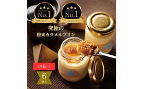 ［6ヶ月定期便］究極のカラメルプリン【砂プリン】6個セット 312011_DD023