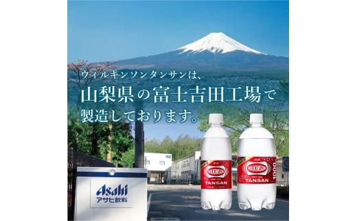 【炭酸水】ウィルキンソン　タンサン PET 500ml × 24本 1箱 アサヒ ウィルキンソン 炭酸水 強炭酸水 炭酸 炭酸飲料 水 WILKINSON 1箱 最短翌日発送 山梨 富士吉田