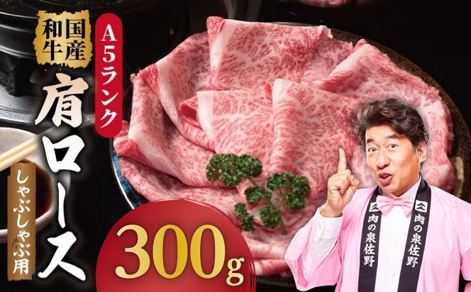 G5252 A5ランク 国産和牛 肩ロース 牛しゃぶ 鍋  小分け少量パック（300g×1P）