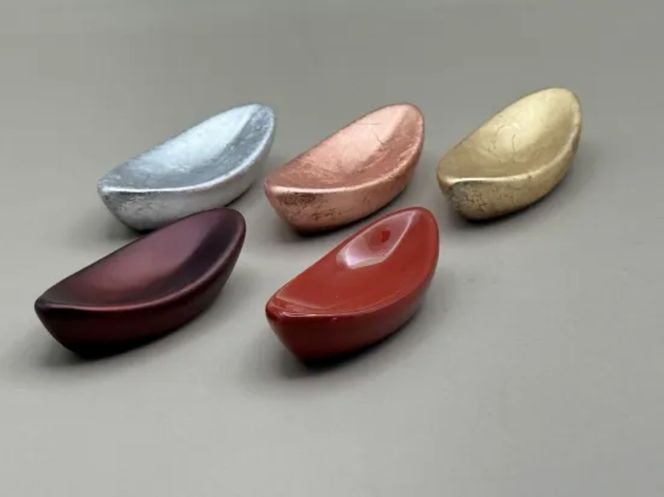 箸置き 舟型 箔貼り銀［NF225］ 303446_CU90087VC04