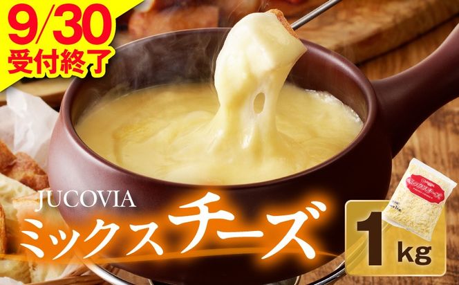 005A699 【9/30受付終了】JUCOVIA ミックスチーズ 1kg【普段使い 高評価 ちーず 乳製品 ムラカワチーズ 一人暮らし ファミリー ピザ トースト】