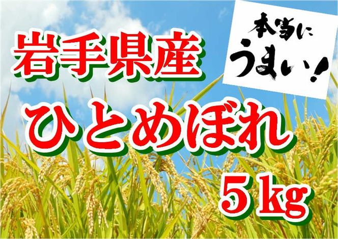 【令和7年産】岩手県産 ひとめぼれ3kg/5kg/10kg