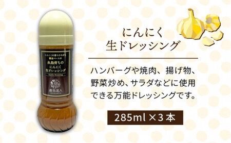 糸島そだちの にんにく ドレッシング ×3本セット【農香美人】[AAG003]
