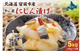 やん衆にしん漬け 5kg (500g×10)  北海道 ニシン 鰊 漬物 ごはんのお供 つけもの おつまみ R014-033