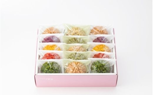 花咲かりん詰合わせ箱 8種15個入り（塩味入り）【kkmn0007】