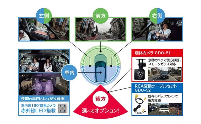ドライブレコーダー　CS-363FH カー用品 ドラレコ 日本製 3年保証 三重県 名張市