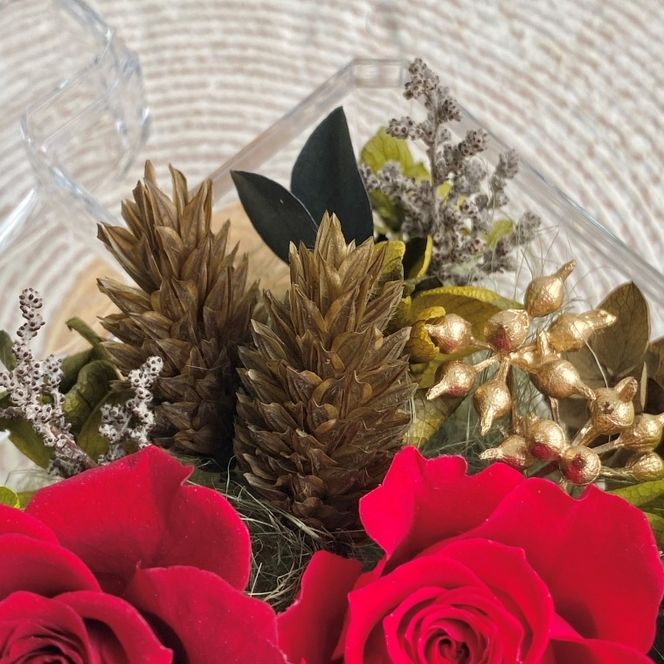 プリザーブドフラワー　ベル　春日部市　シュガーパイン(AJ253)