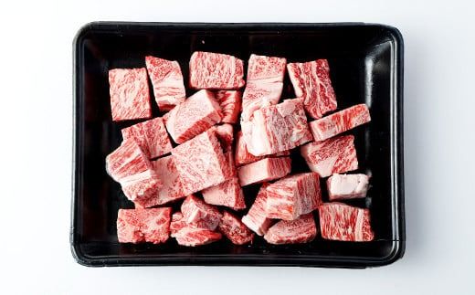 ＜宮崎牛 ロースサイコロステーキ 500g＞翌月末迄に順次出荷【c1306_mc_x1】 牛肉 和牛 黒毛和牛 4等級以上 ブランド牛 肉 宮崎牛 ロース肉 ロース ステーキ