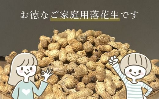 【令和7年産　新豆】訳あり はねだし落花生 約1.2kg SME006