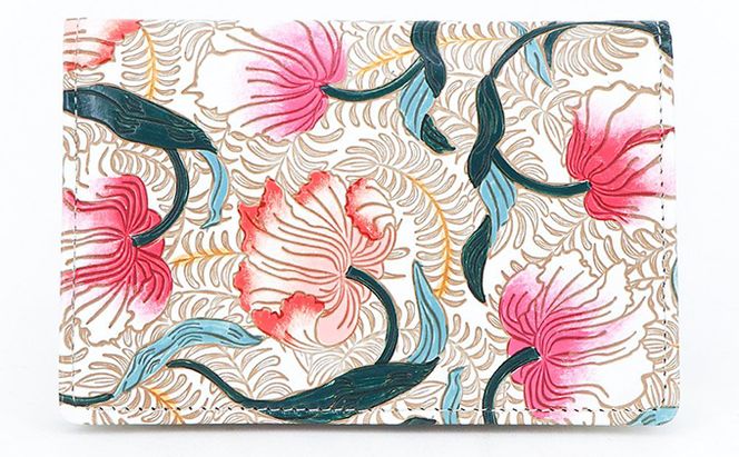 パスケース ノースガーデン コーラル 文庫屋大関 名刺入れ カードホルダー 名刺ケース 名刺ホルダー カード入れ 定期入れ 定期ケース 雑貨 生活雑貨 小物 革小物 革製品 本革 日用品 東京 東京都 墨田区