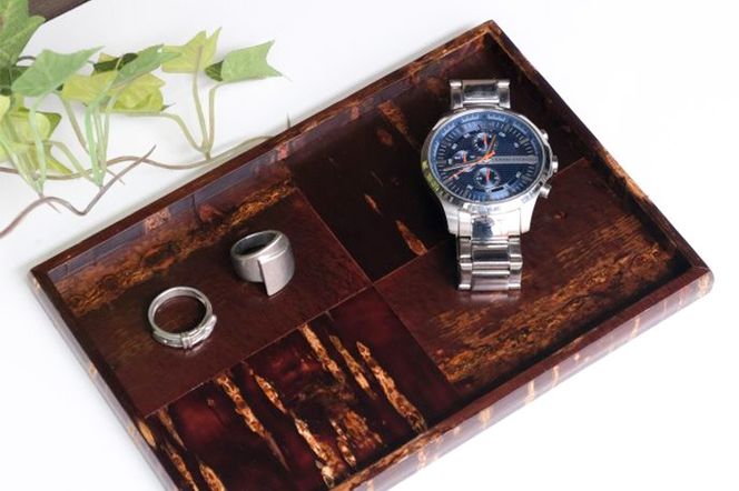 角館樺細工《樺細工 八柳》 マルチトレー 角館工芸協同組合|02_kdk-0e2401