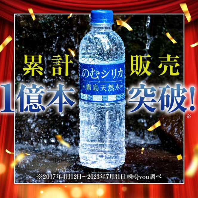 【定期便3回】のむシリカ 500ml×24本(ノムシリカテイキ)