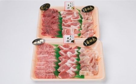 焼肉・バーベキュー セット 計800g 牛モモ 牛バラ 豚バラ 豚肩ロース 鶏もも肉 A4ランク 糸島 黒毛和牛 糸島華豚 博多 華味鳥【糸島ミートデリ工房】 [ACA010] 焼肉 焼き肉 バーベキュー セット やき肉 黒毛和牛 牛肉 豚肉 鶏肉 赤身