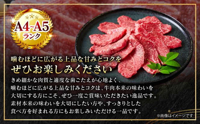 【A4～A5ランク】 くまもと黒毛和牛 赤身 モモ 焼肉用 500g （500g×1パック） 和牛 牛肉 お肉 黒毛和牛 冷凍 焼肉 BBQ おかず 熊本県 八代市
