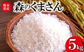 令和7年産 森のくまさん 5kg 株式会社羽根《60日以内に出荷予定(土日祝除く)》熊本県産 白米 精米 森くま もりくま 米---sn_hnmori7_60d_25_15000_5kg---