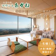 客室から太平洋が一望できる！公共の宿マウントあかね【1名様1泊2食ご宿泊券】★和室8畳またはツイン★(AB201)