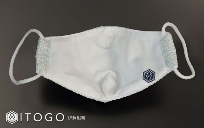 マスク 大人用マスク 伊賀 組紐 Luna ( シルク Mサイズ )( M 12.5 × 11cm ) 箱入り itog0007-1