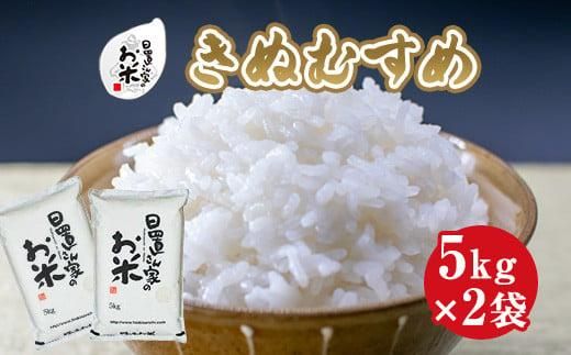 174.日置さん家のお米「きぬむすめ」5kg×2袋【精米・2026年産】 313726_AE008