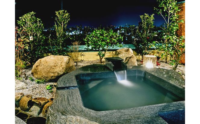 【夕凪の湯　ＨＯＴＥＬ花樹海】平休日1泊2食付 ペア宿泊券《岩露天風呂付和室》 372013_KX001