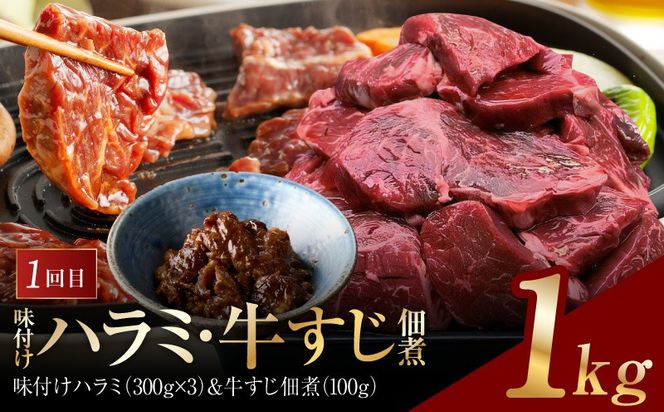 G4757 アキラ商店 肉三昧 わくわく 定期便 全5回【毎月配送コース お楽しみ 焼肉 ていきびん 焼くだけ 小分け BBQ やきにく 数量限定】