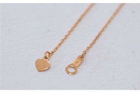 cocoro アロマ ネックレス K18 PG （ 18金 ピンク ゴールド ） 《糸島》【タビノキセキ】 [ADB017] アクセサリー アロマ ネックレス ガラス ハンドメイド クラフト